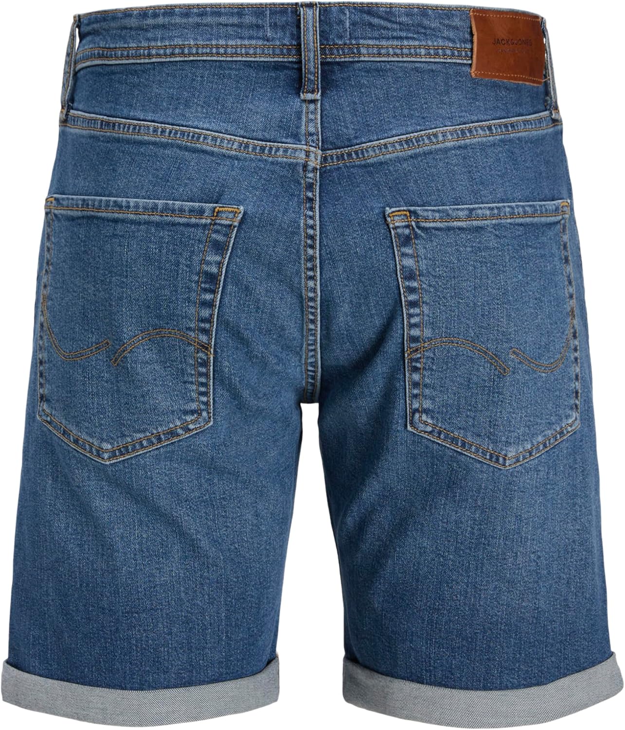 Detalle 2 de Jack & Jones Herren Jeans-Shorts Regular Fit – Mid Rise, kurze Hose