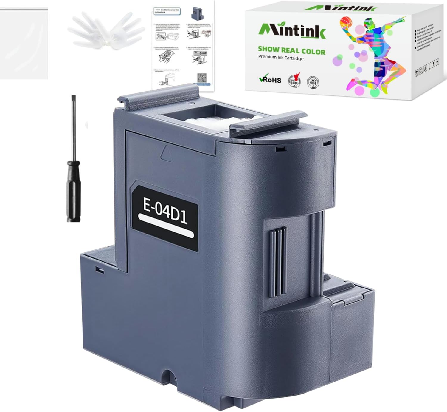 Detalle de Mintink T04D1 Ink Maintenance Box for Epson ET, WF and XP Printers