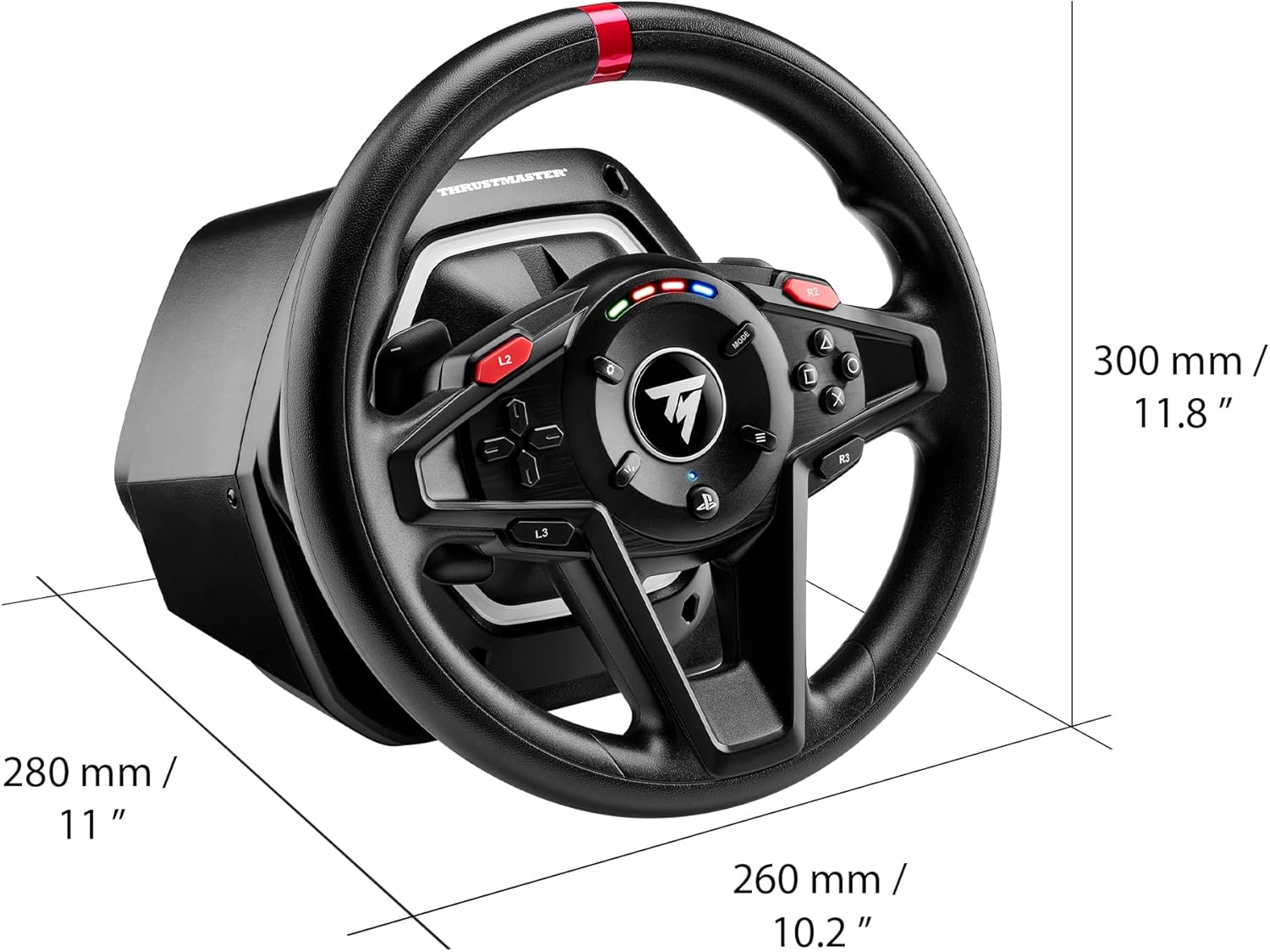 Thumbnail 4 de Thrustmaster T128 volante Force Feedback con pedali magnetici per PS5, PS4 e PC