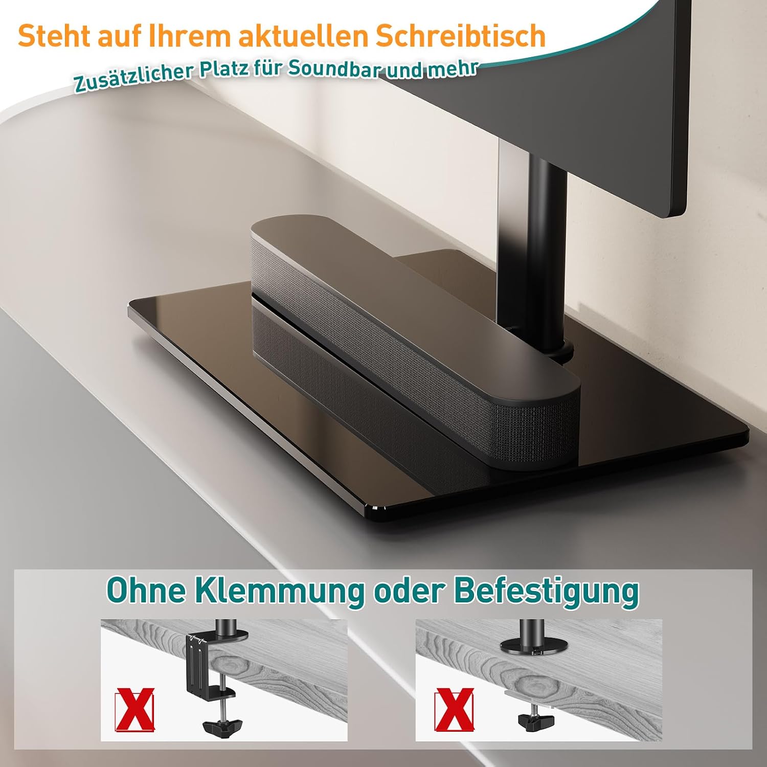 Detalle 2 de ELIVED Dual Monitor Ständer für 32 Zoll
