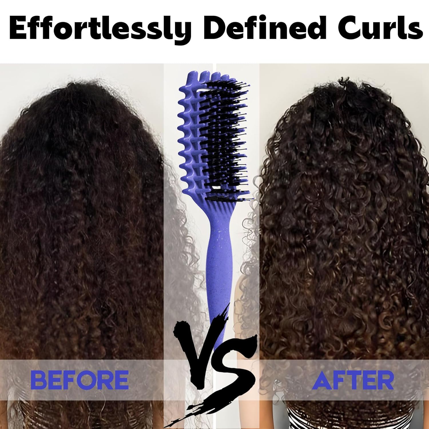 Thumbnail 4 de MMBVSZ Candybrush Curl Defining Brush (Purple) for Detangling, Shaping, and Defining Curls