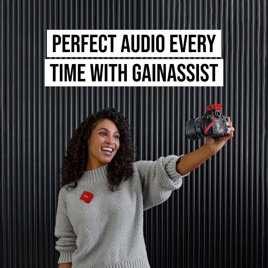 Thumbnail 5 de RØDE Wireless GO Gen 3 (Red): Compact wireless mic system with 32-bit onboard recording