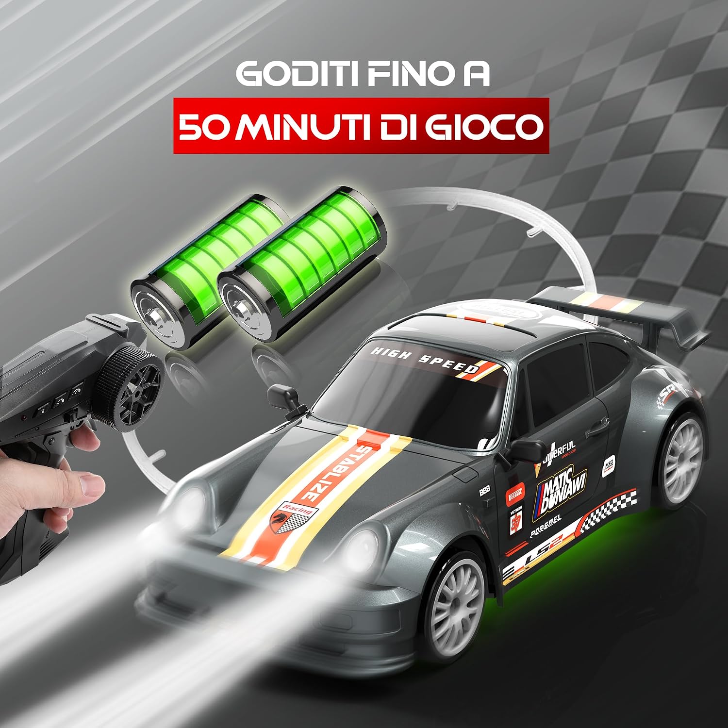 Thumbnail 5 de HappyGoLucky Macchina Telecomandata Drift 1:24