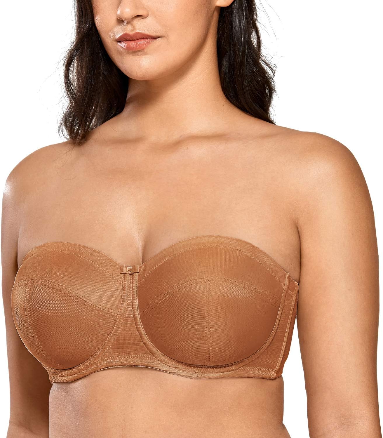 Thumbnail 6 de DELIMIRA Women's Strapless Underwire Unlined Bra (Plus Size) – Multiway, Convertible Bandeau