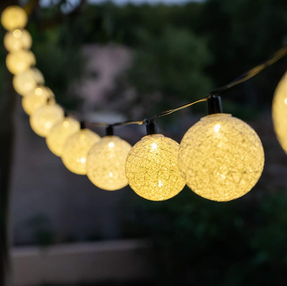 Thumbnail 6 de GuirLED Außengirlande mit Lichtkugeln LED-Guinguette – IP55, Solarpanel, 9 m insgesamt