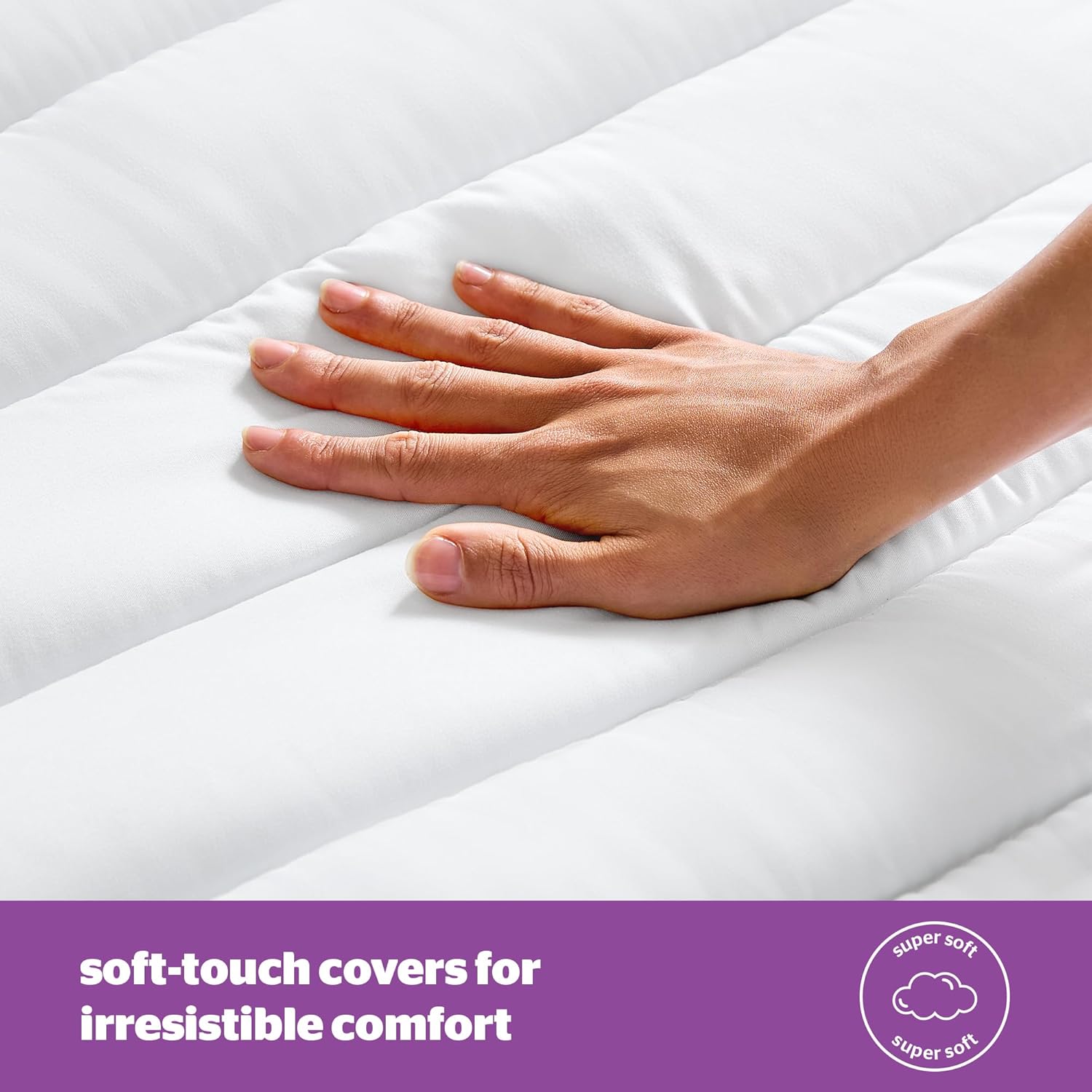 Thumbnail 3 de Silentnight Deep Sleep Mattress Topper Single Bed – Soft, Supportive and Hypoallergenic 190x90cm