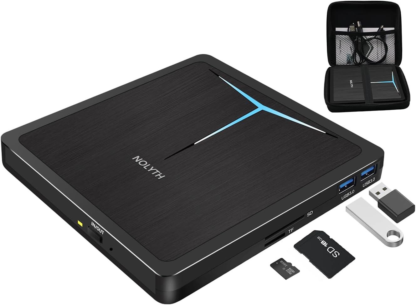 Detalle de NOLYTH Externes DVD Laufwerk USB 3.0 💿