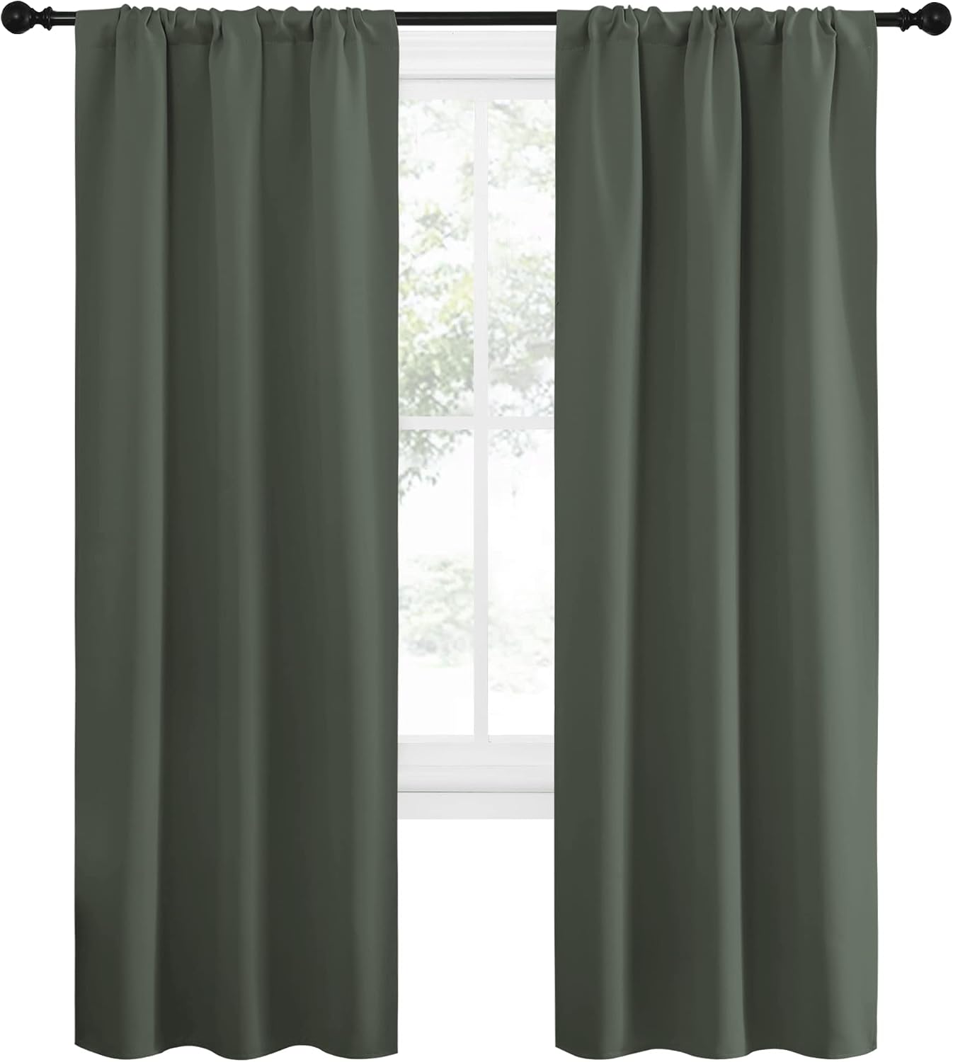 Detalle 2 de NICETOWN Blackout Curtains 34 x 72 Inch