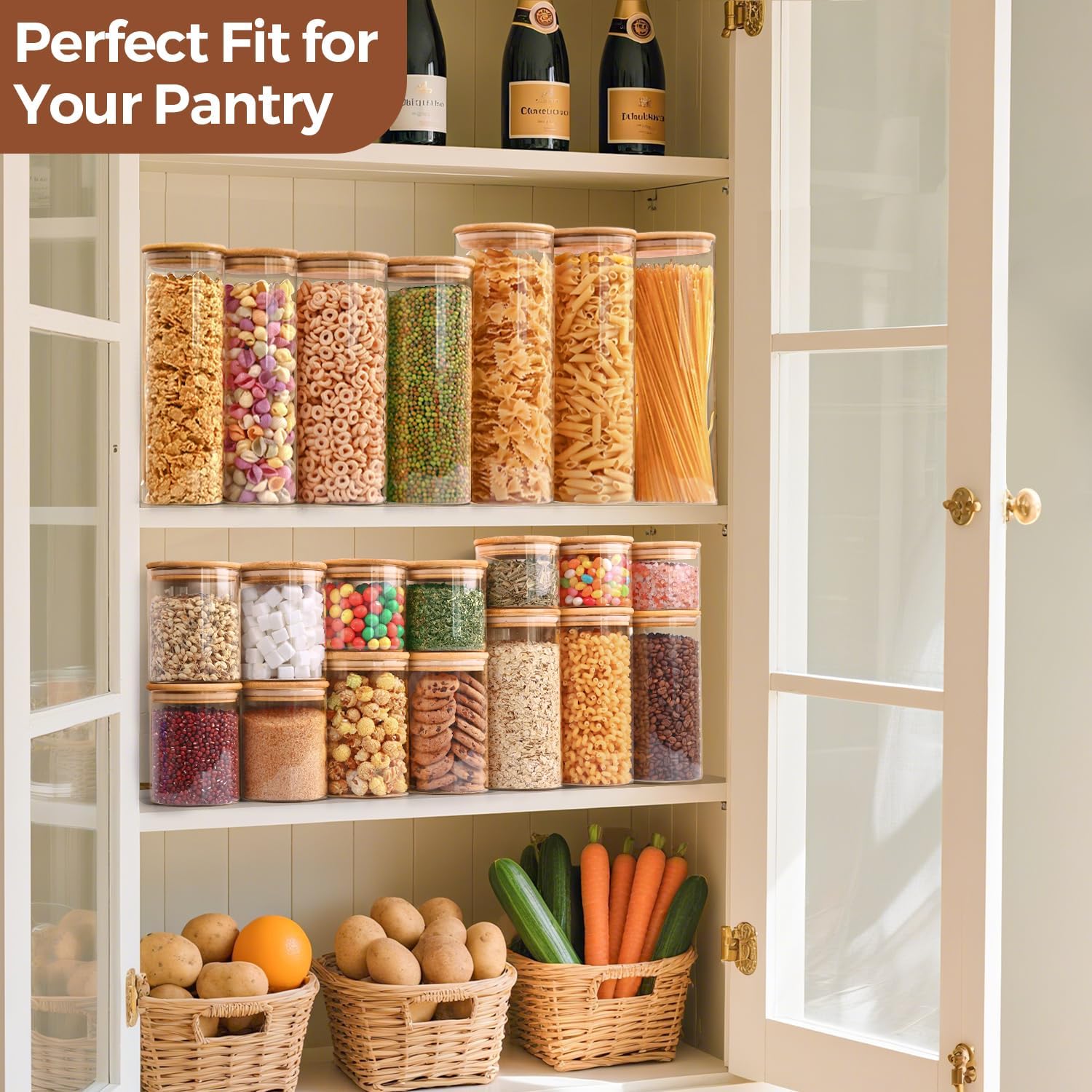 Thumbnail 5 de ComSaf 1 Qt Glass Storage Containers 🥫