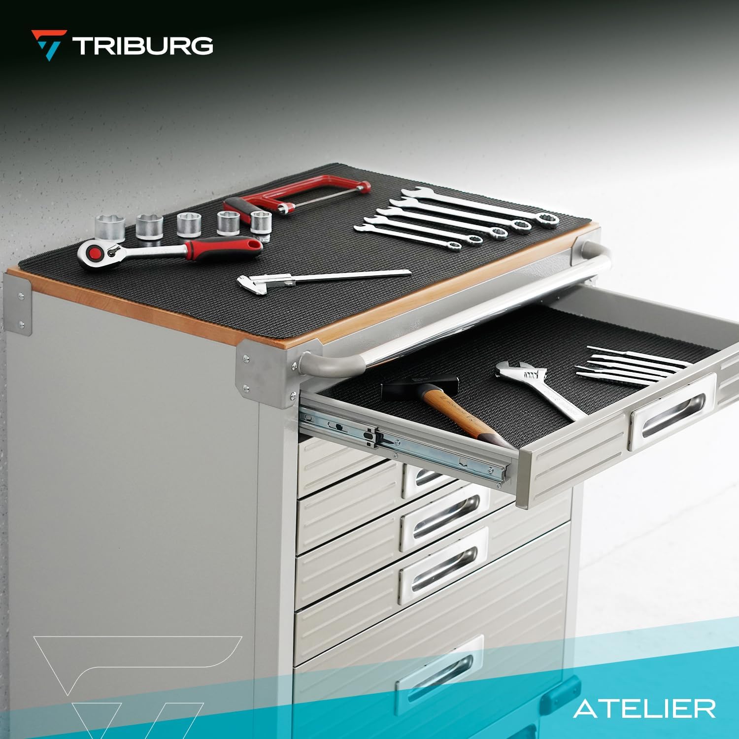 Detalle 2 de TRIBURG tapis antidérapant universel découpable et lavable 100x120 cm