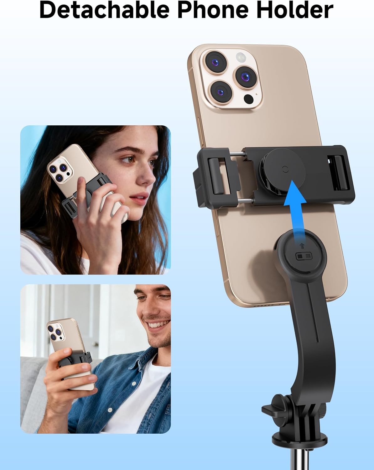 Thumbnail 6 de SelfieShow F01S Selfie Stick Tripod with LED Fill Light and Remote