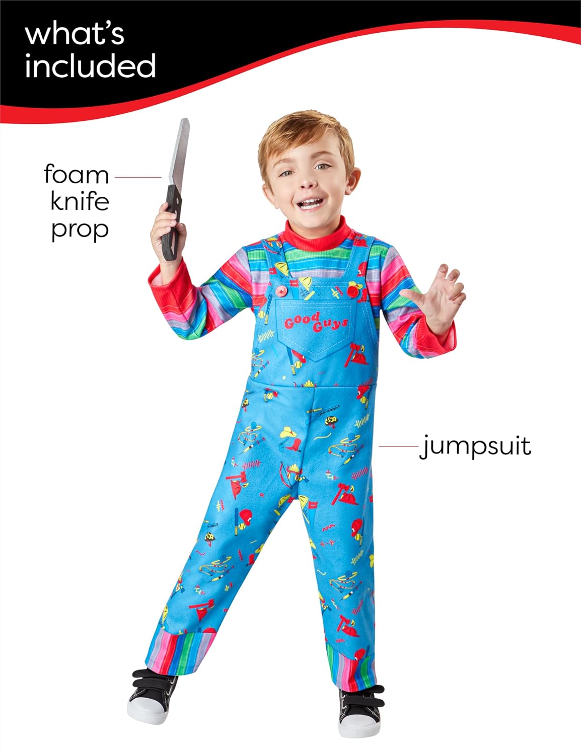 Detalle de Rubies Kids' Chucky Costume, 4T