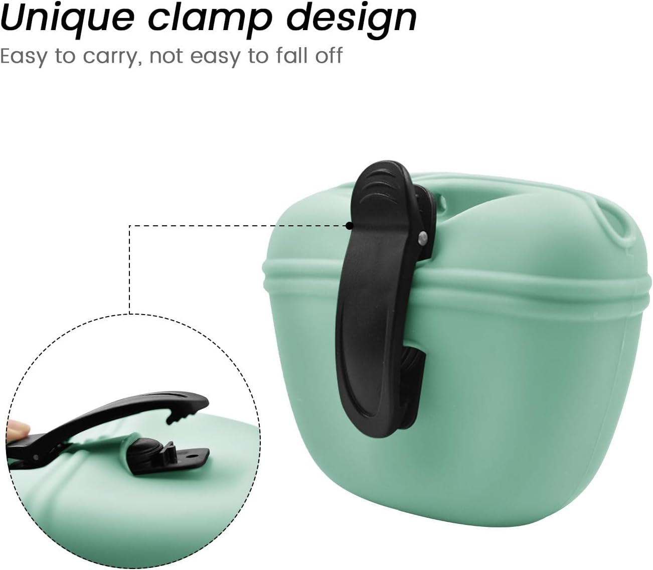 Detalle 2 de Silicone dog treat pouch for training