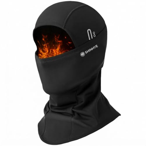 Detalle de ShinHye Balaclava for Men and Women – Windproof Ski Mask (Black)