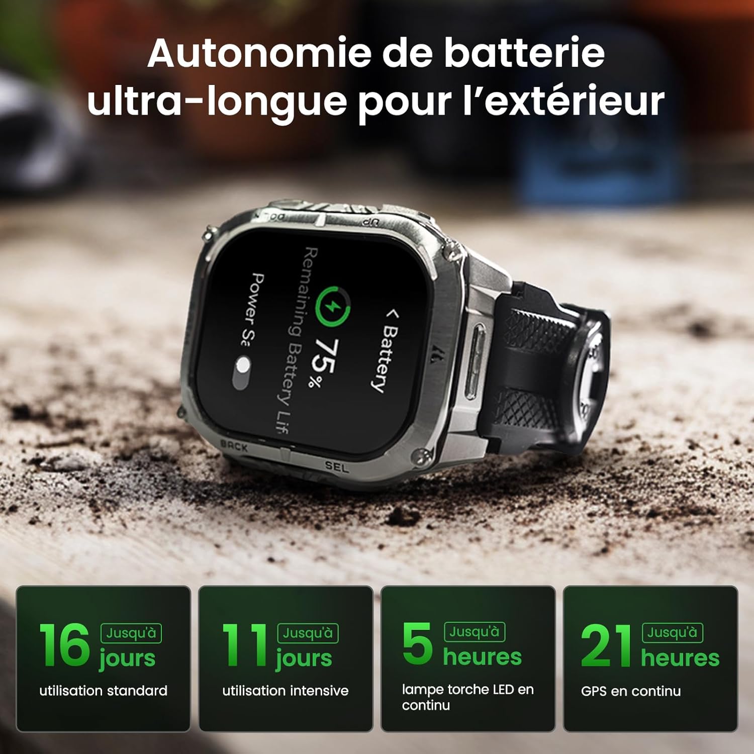 Thumbnail 2 de KOSPET Tank M4C Montre Connectée Homme