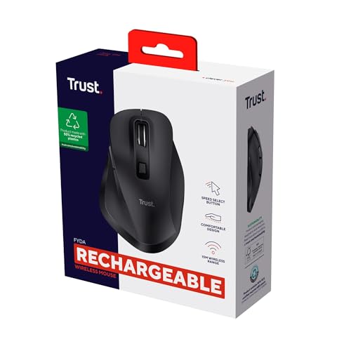Thumbnail 12 de Trust Fyda Mouse Wireless Ricaricabile: ergonomia, libertà e DPI regolabili in un mouse sostenibile