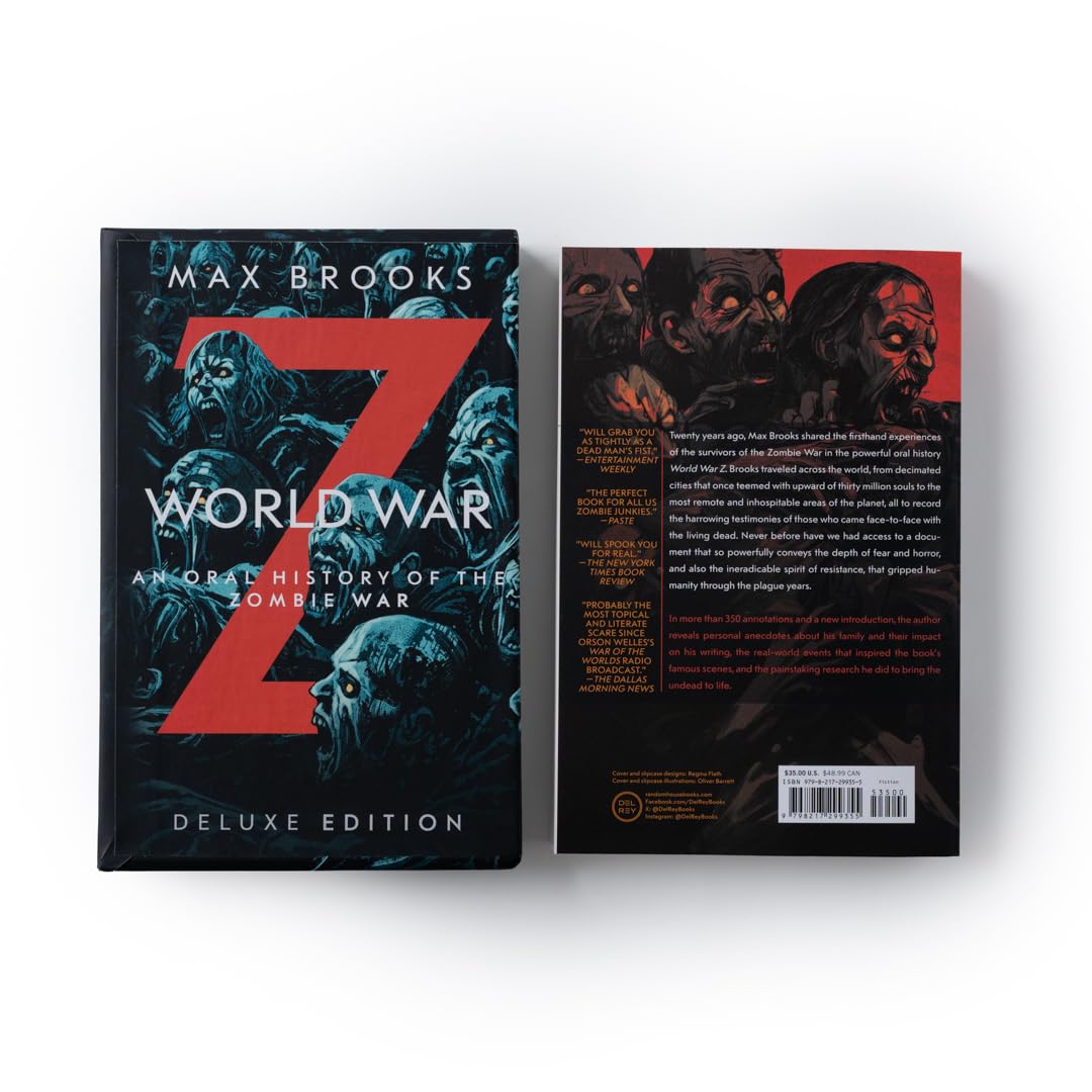 Detalle 1 de World War Z (Deluxe Slipcase Edition): An Oral History of the Zombie War – boek, 384 pagina’s