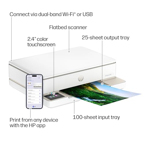Thumbnail 4 de HP Envy 6155 Wireless All-in-One Color Inkjet Printer (C2WR7A) – A Practical Home Office Companion