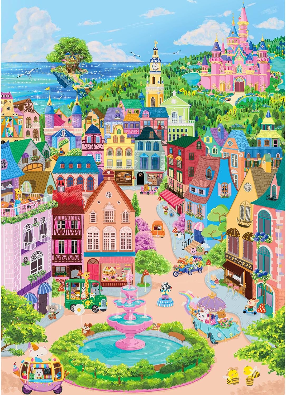 Thumbnail 6 de Cat Basketball Jigsaw Puzzle, 1,000 Pieces