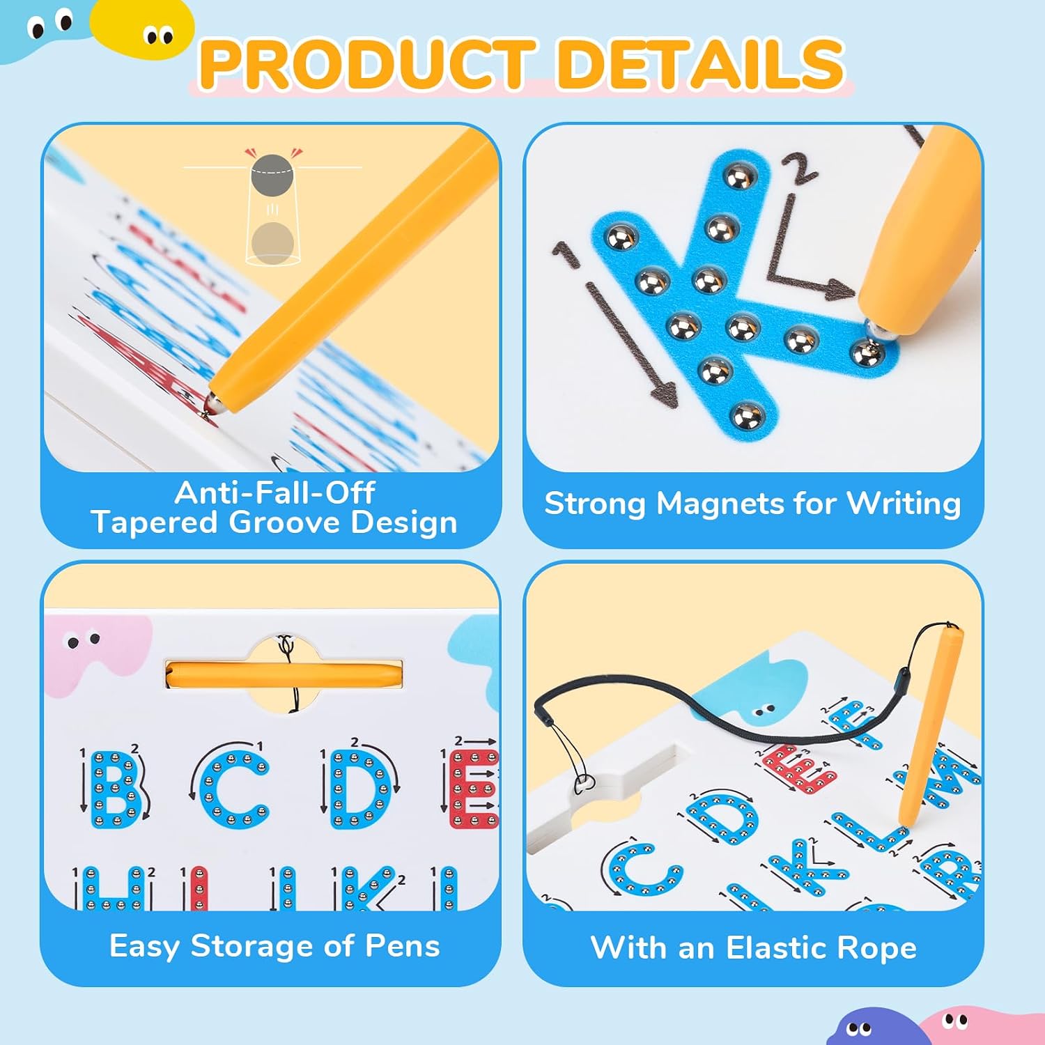 Thumbnail 5 de JoyCat Magnetic Letter Tracing Board 3-5