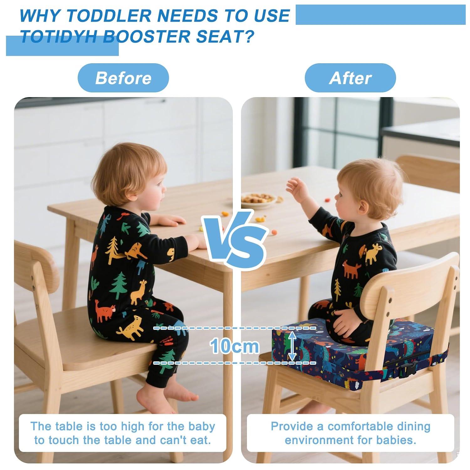 Thumbnail 4 de Capslpad Kindersitzerhöhung 32×32×10 cm – tragbar, waschbar und rutschfest