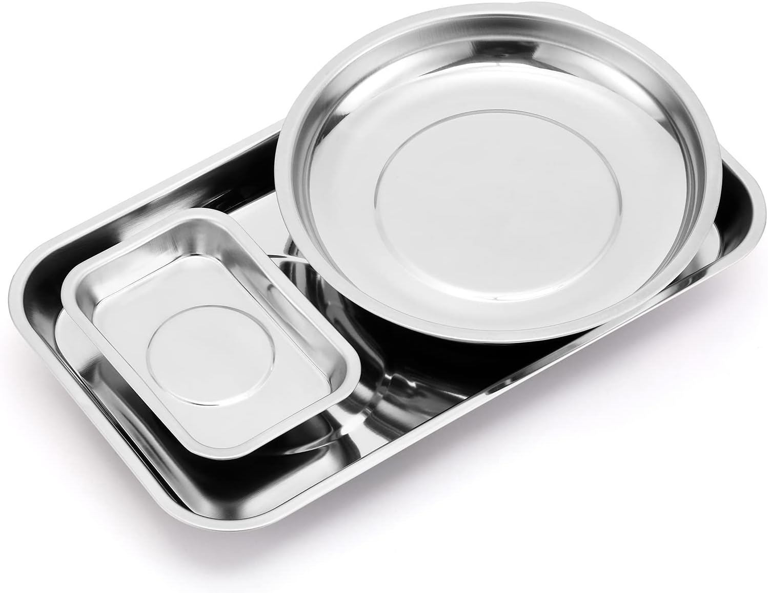 Thumbnail 1 de Mayouko 3PCS magnetic parts tray set — stainless steel