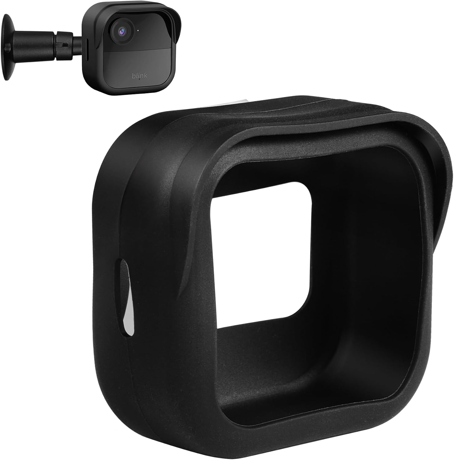 Silicone Case for Blink Outdoor 4 (4th Gen) – Weatherproof Protective Cover with Brim