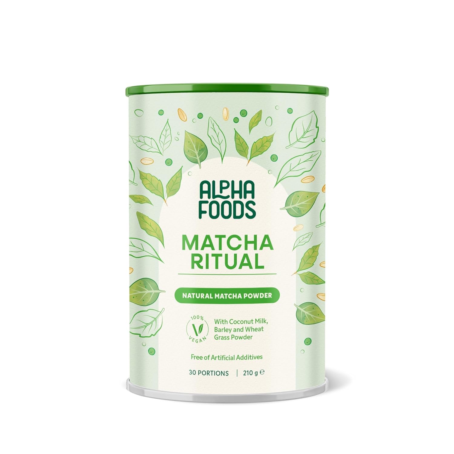 Detalle de Alpha Foods Matcha Latte Pulver 25% Matcha