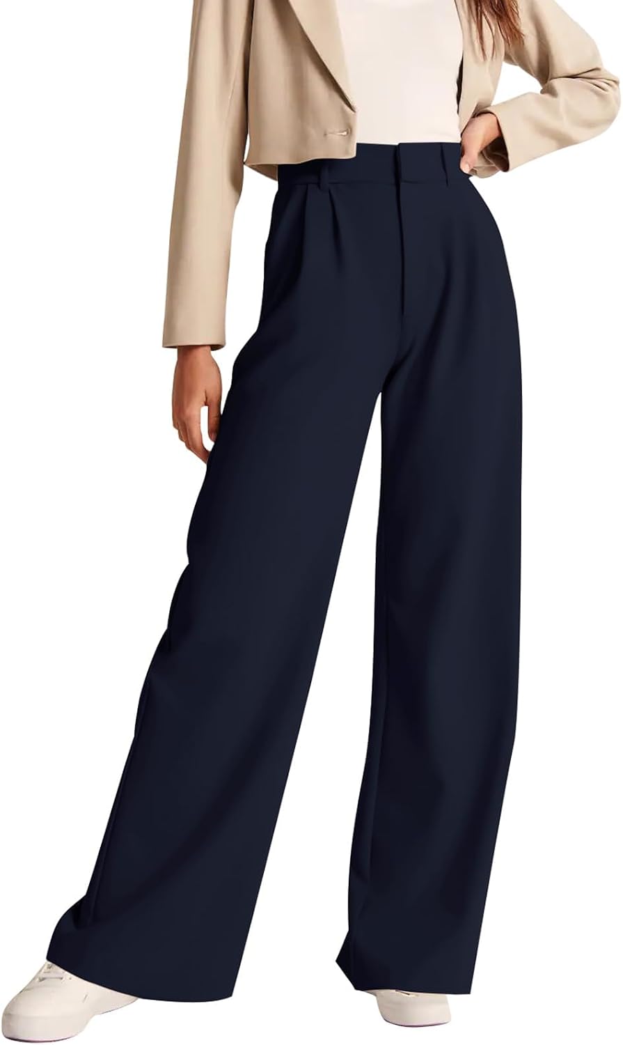 Detalle de NIMIN High Waisted Work Pants for Women – A Practical, Professional Choice