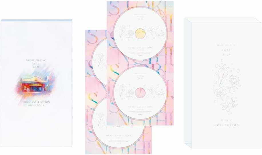 Detalle de MANKAI STAGE『A3!』ACT3! 2025 MUSIC COLLECTION|4枚組CD・台本風ブックレット・夏組ブロマイド付き