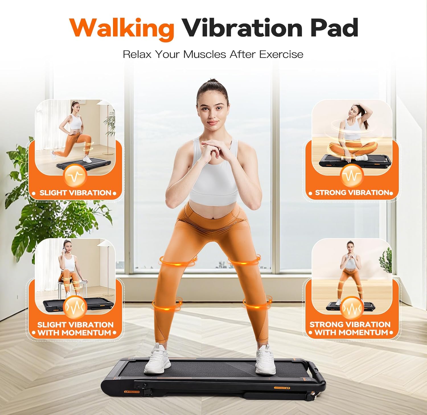 Detalle de Lysole 4 in 1 Walking Vibration Pad 120 kg capacity