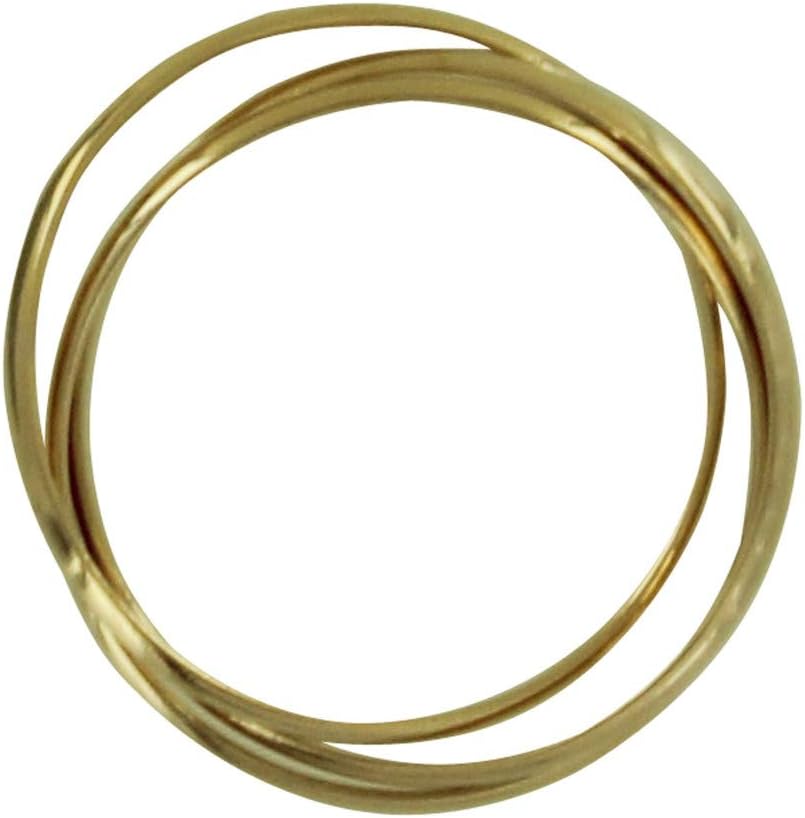Thumbnail 1 de LES POULETTES BIJOUX – Bague Plaqué Or Triples Anneaux
