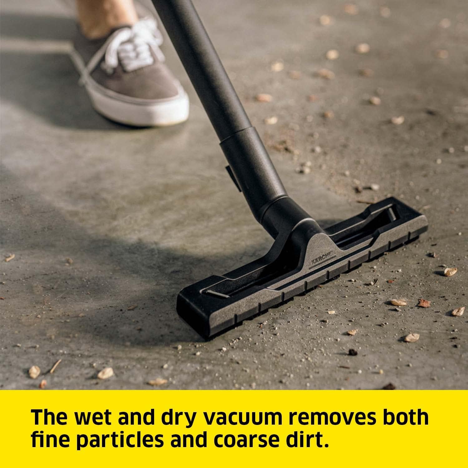 Thumbnail 3 de KÄRCHER WD 2 Plus Wet and Dry Vacuum Cleaner with Blowing Function (12 L) – Practical for Home Cleaning