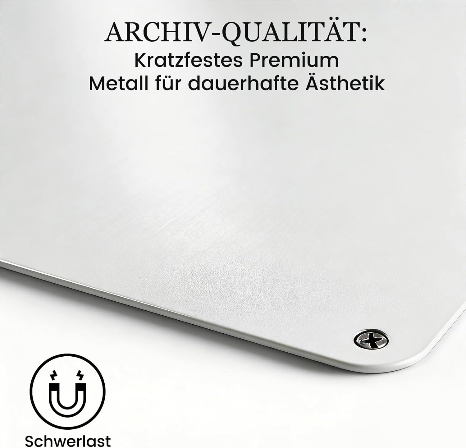 Thumbnail 5 de Qiytecno Magnettafel 40x60 cm – Nur Für Magnete, Weiß, Matt Pulverbeschichtet