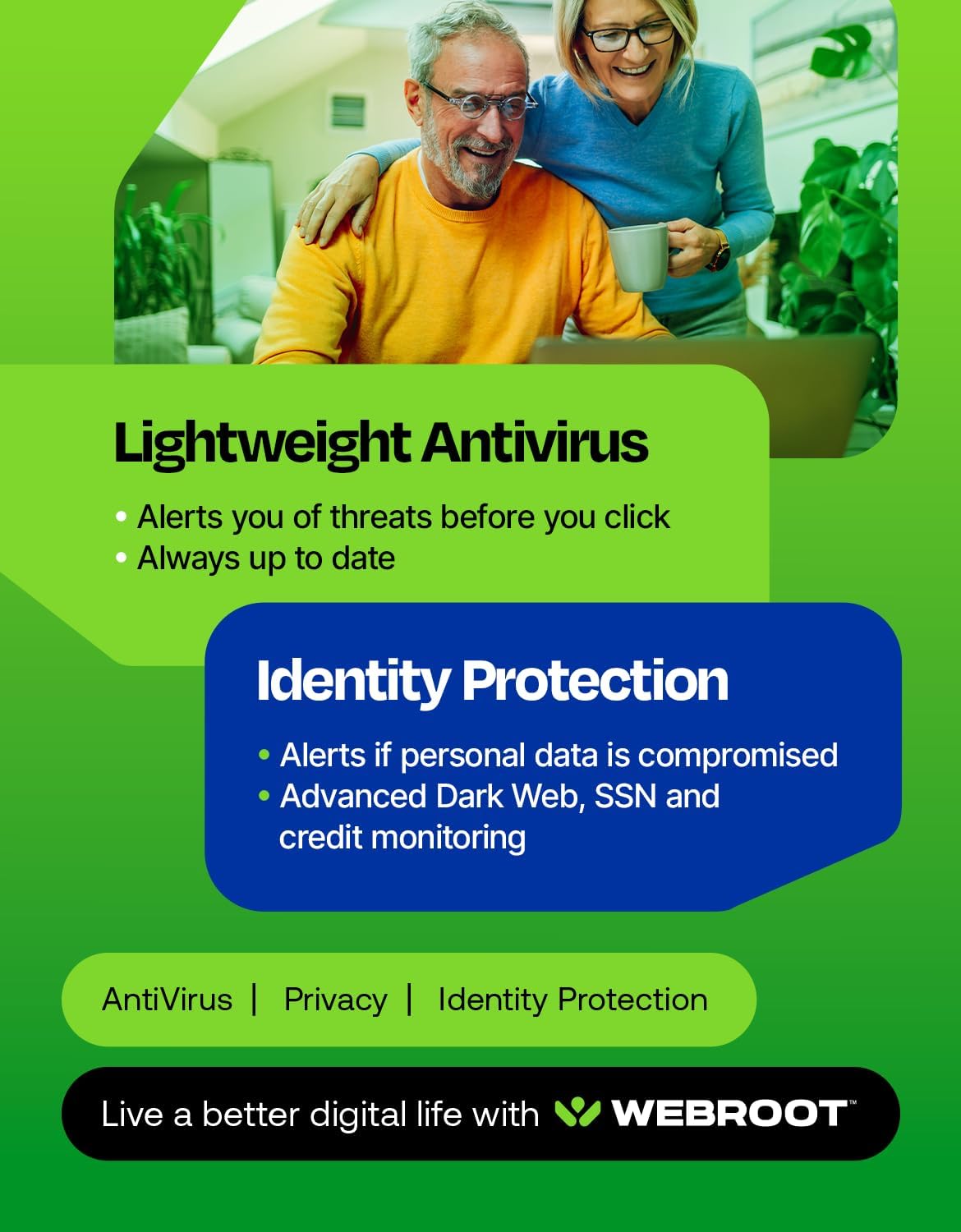Detalle de Webroot Premium 2026 with Allstate Identity Protection, 10 Devices, 1 Year