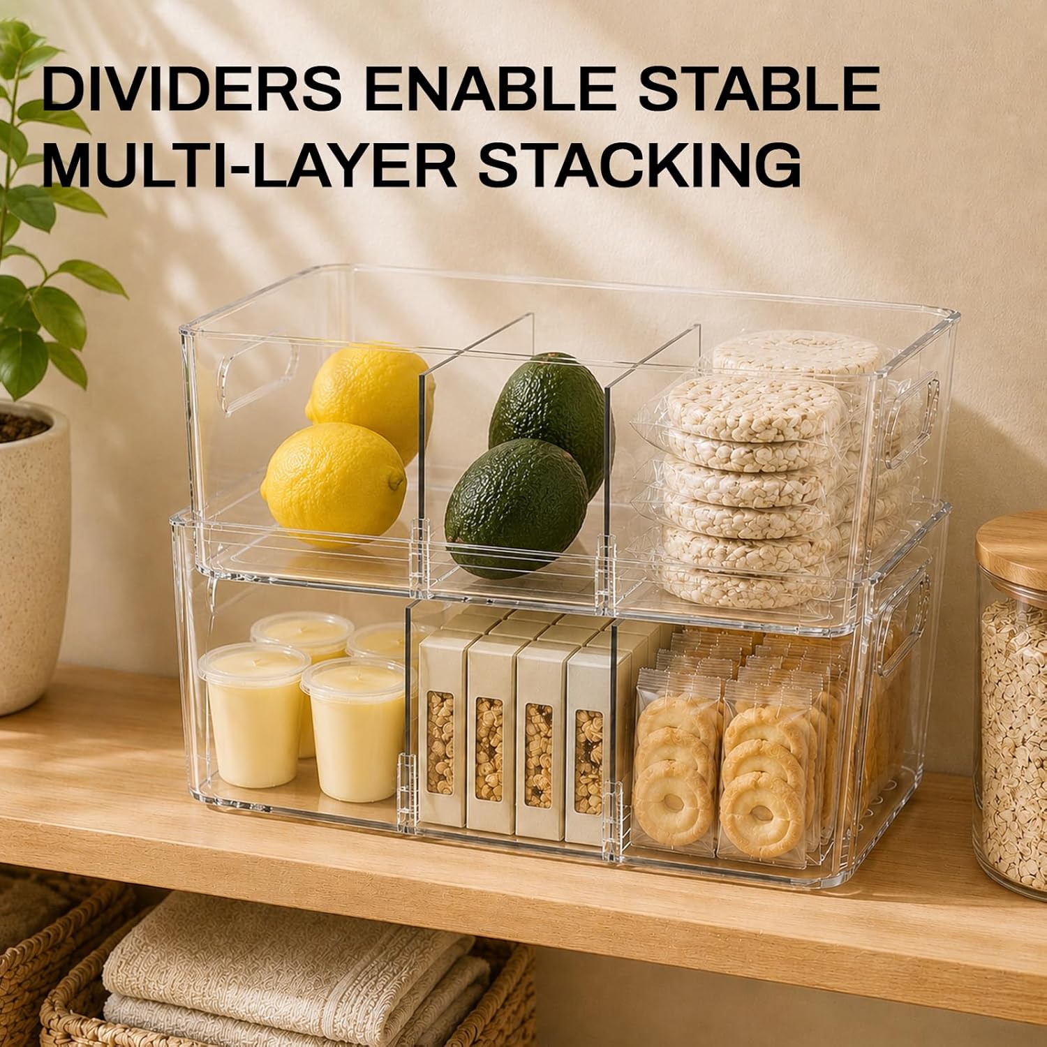 Thumbnail 4 de Mpotmiy 6-Pack Pantry Organizers