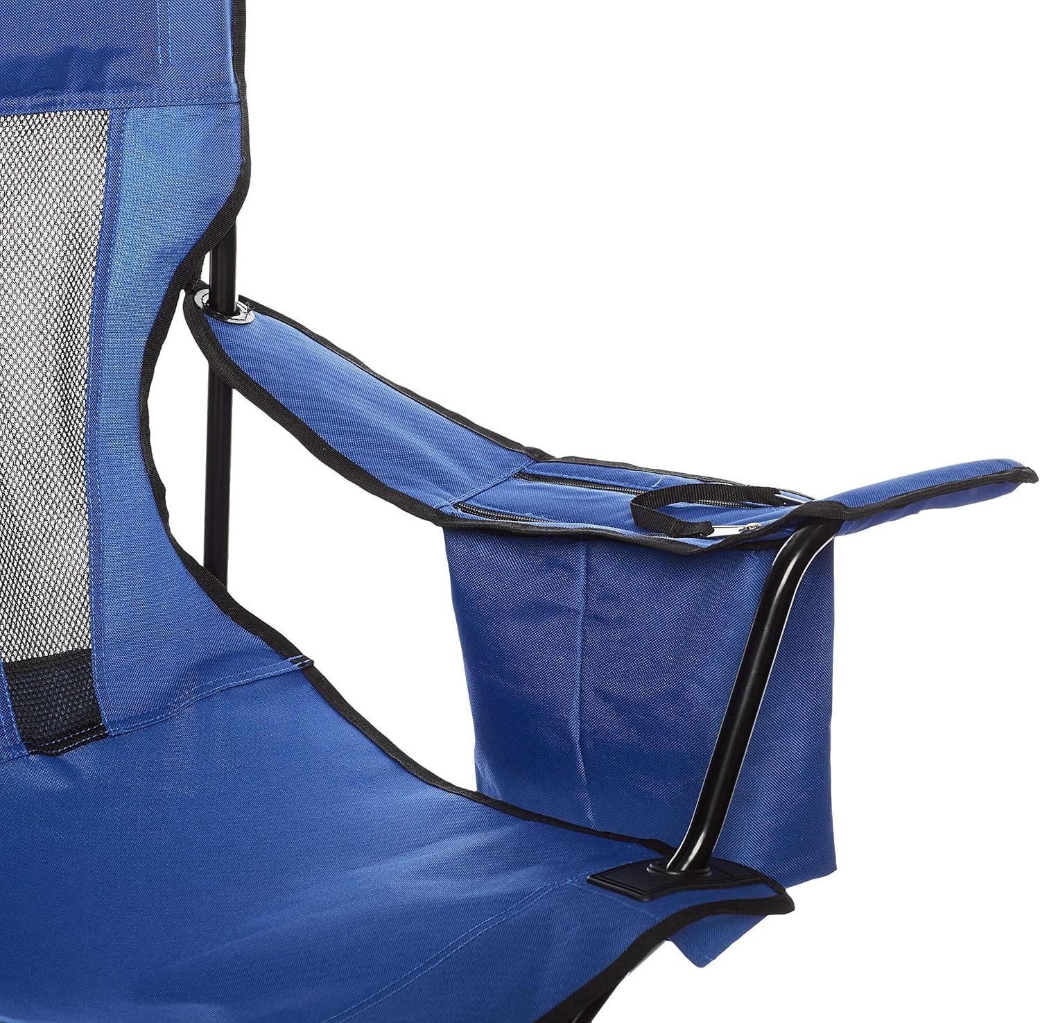 Thumbnail 6 de Amazon Basics Sedia da campeggio con tasca termica – Blu (rete)