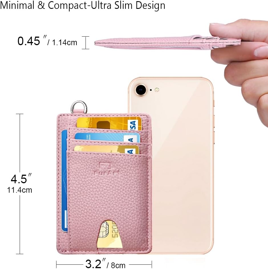Thumbnail 6 de FurArt Porta Carte di Credito slim con protezione RFID e blocca-scan, per uomo e donna