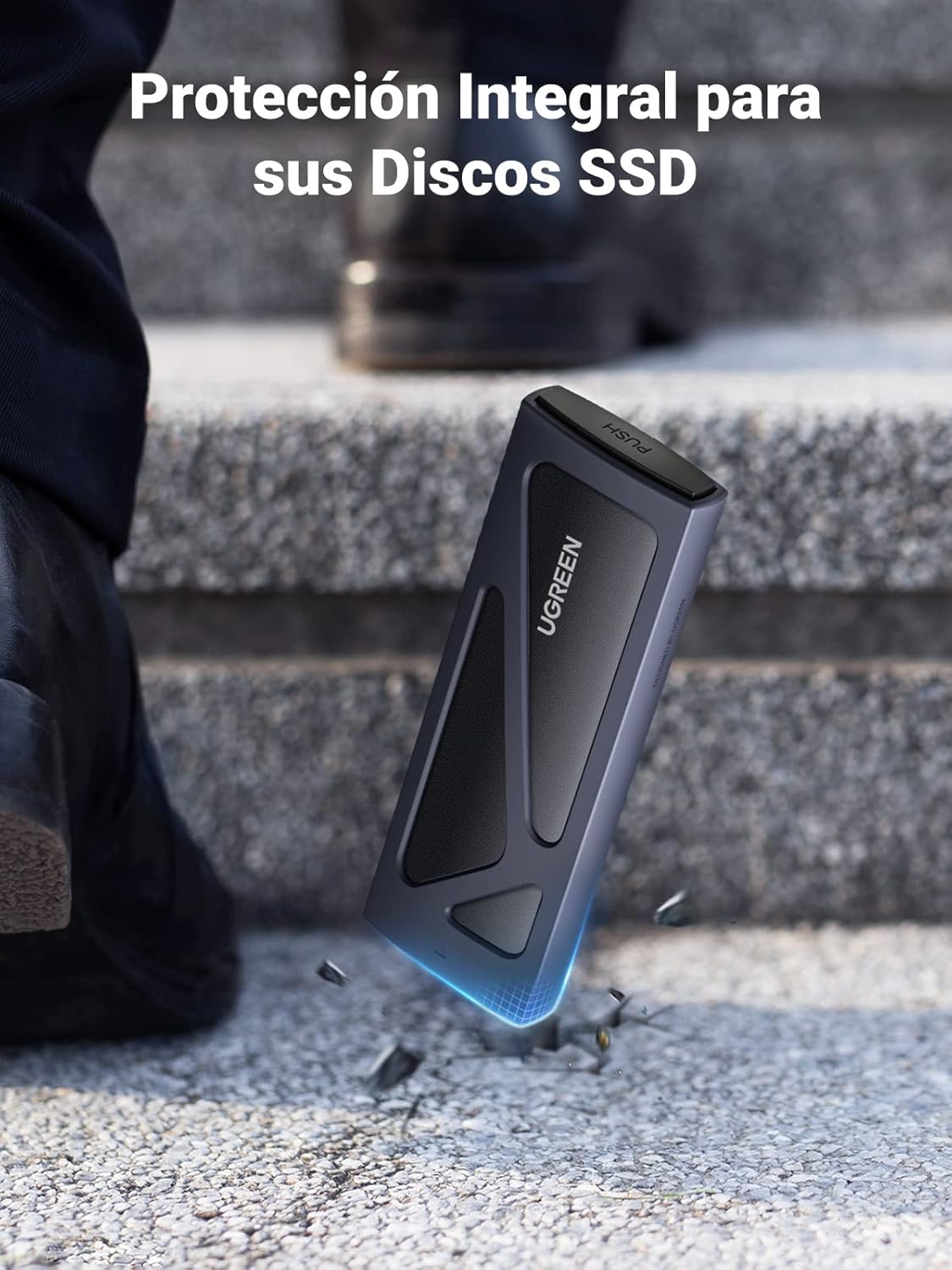 Detalle 2 de UGREEN Caja SSD M2 NVMe con UASP USB C 3.2 🚀