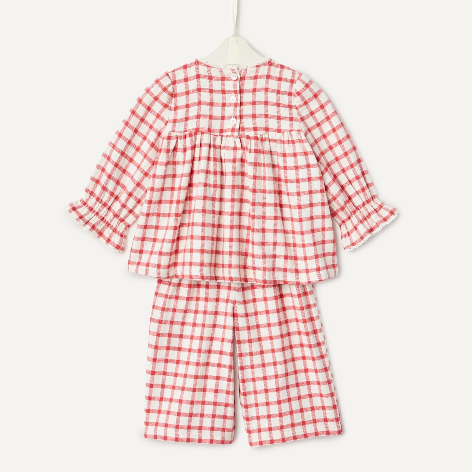 Detalle 2 de Amazon Essentials x Sofia Grainge Toddler & Baby Girls' Long Sleeve Flannel Set