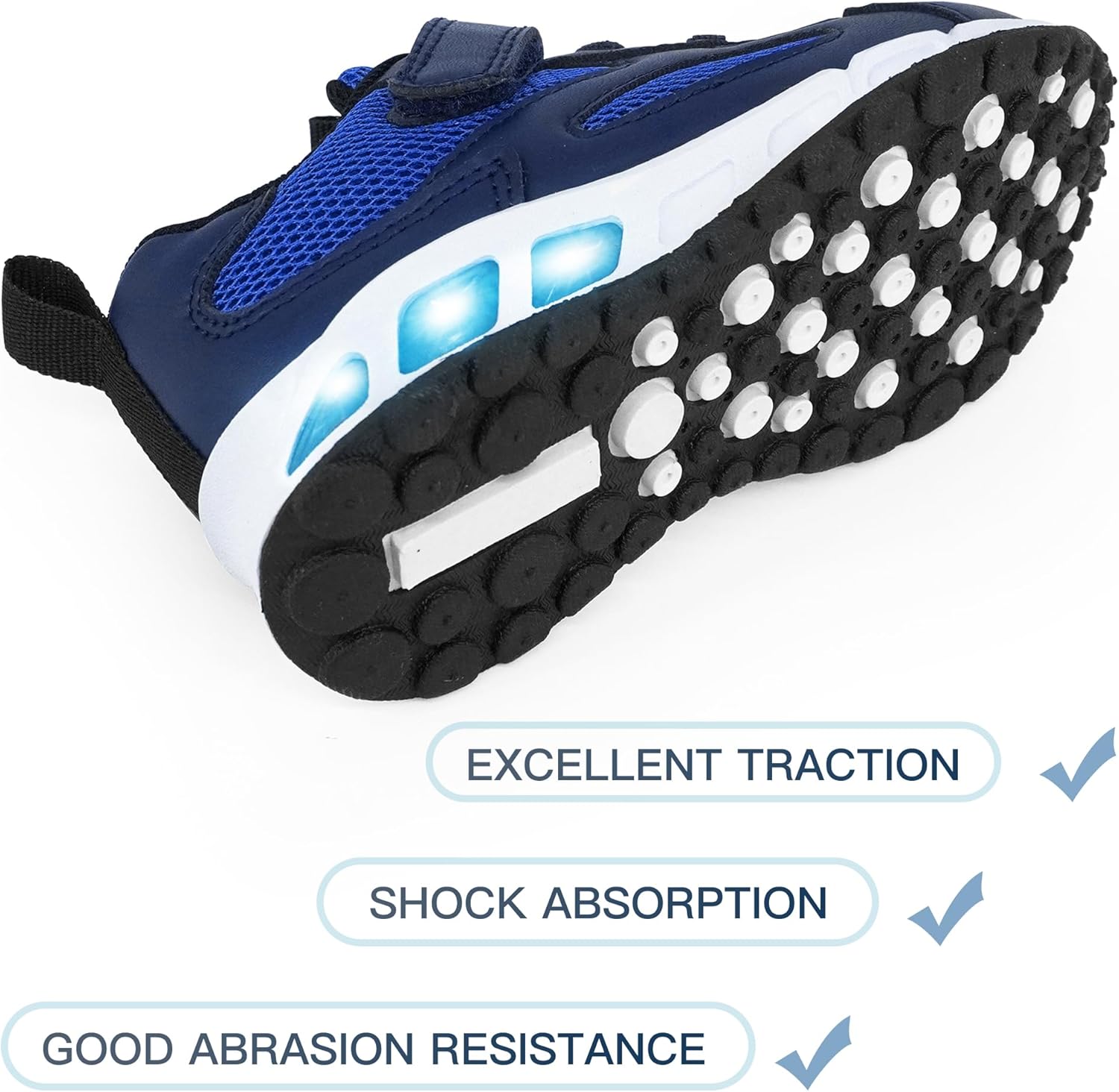 Thumbnail 3 de YESKIS Toddler Light Up Shoes: Breathable Mesh, Easy-On Strap, and Non-Slip Safety