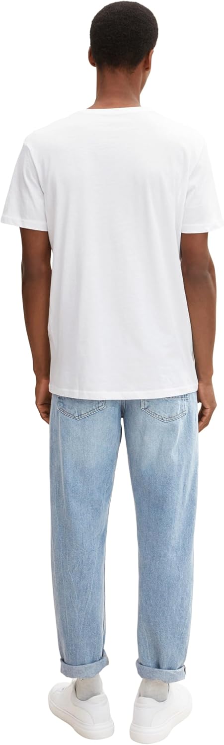 Thumbnail 5 de Tom Tailor Herren Doppelpack Crewneck T-Shirt (kurzarm, Rundhals) aus reiner Baumwolle