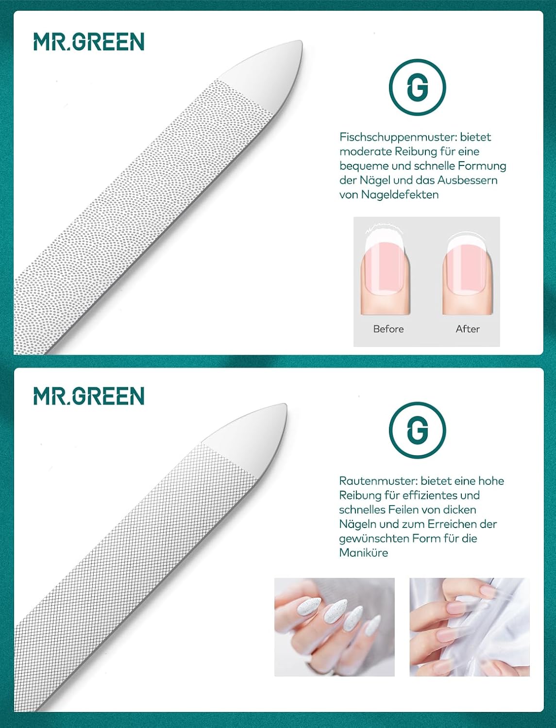 Thumbnail 2 de MR.GREEN Professional Double Sided Nail File