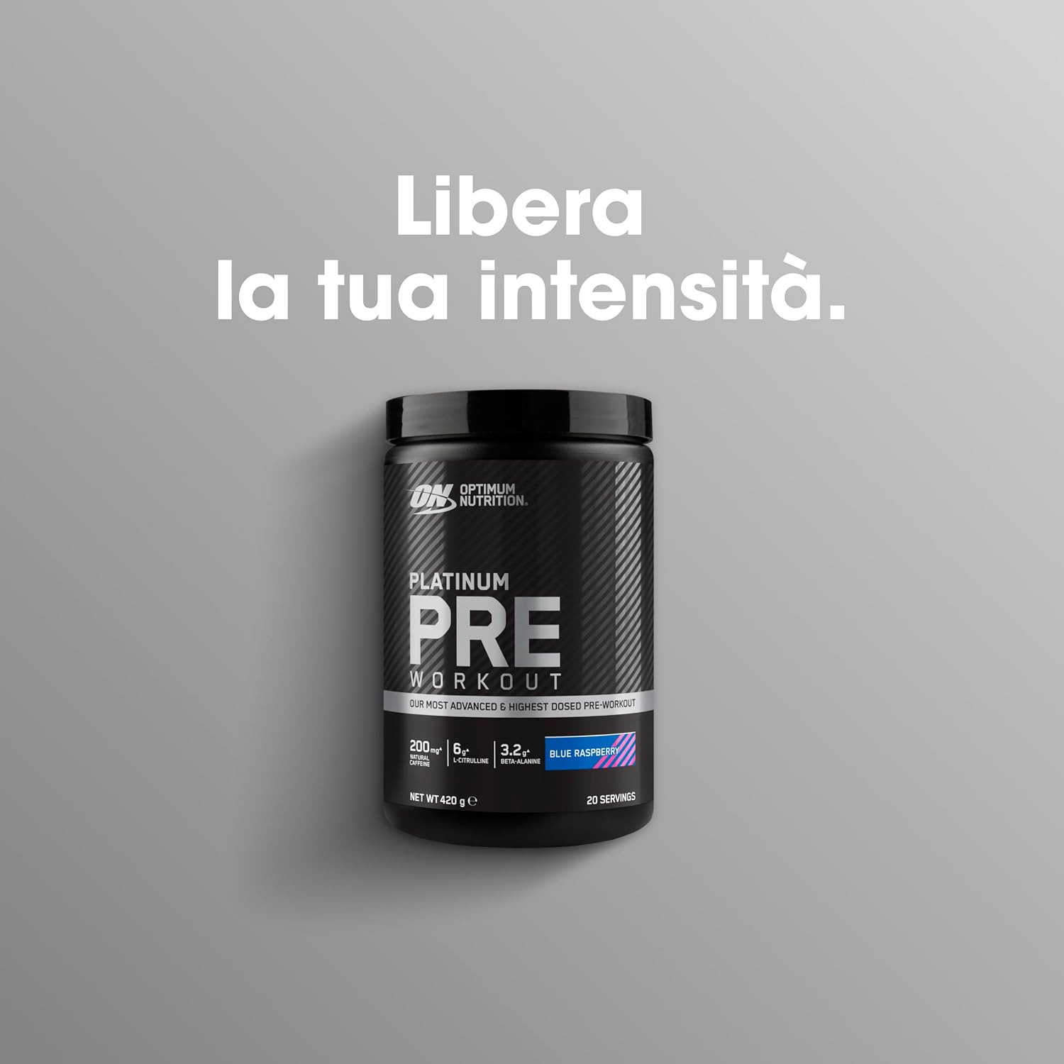 Detalle 1 de Optimum Nutrition ON Platinum PUMP Senza Caffeina