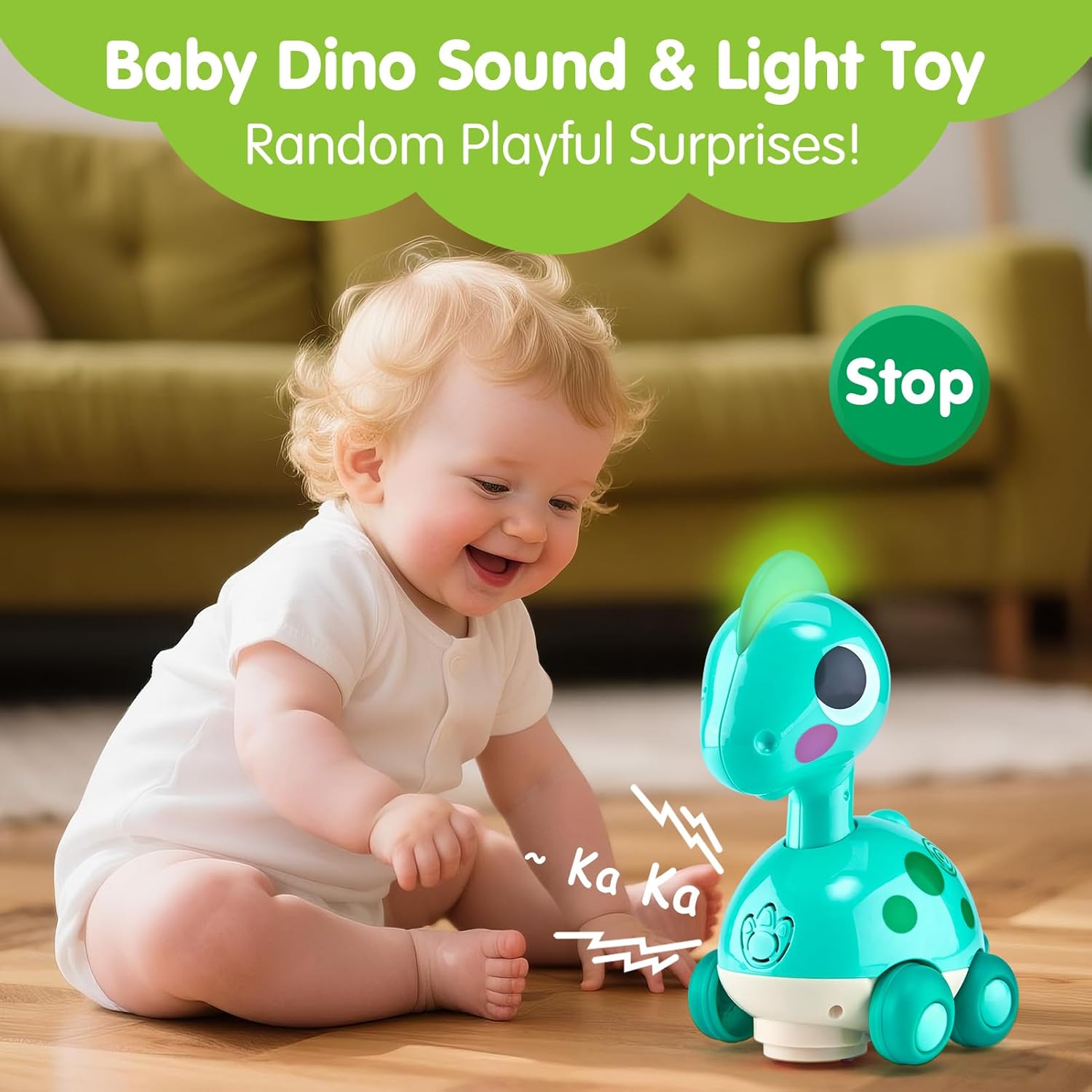 Thumbnail 3 de CubicFun Baby Crawling Dinosaur 12 months+