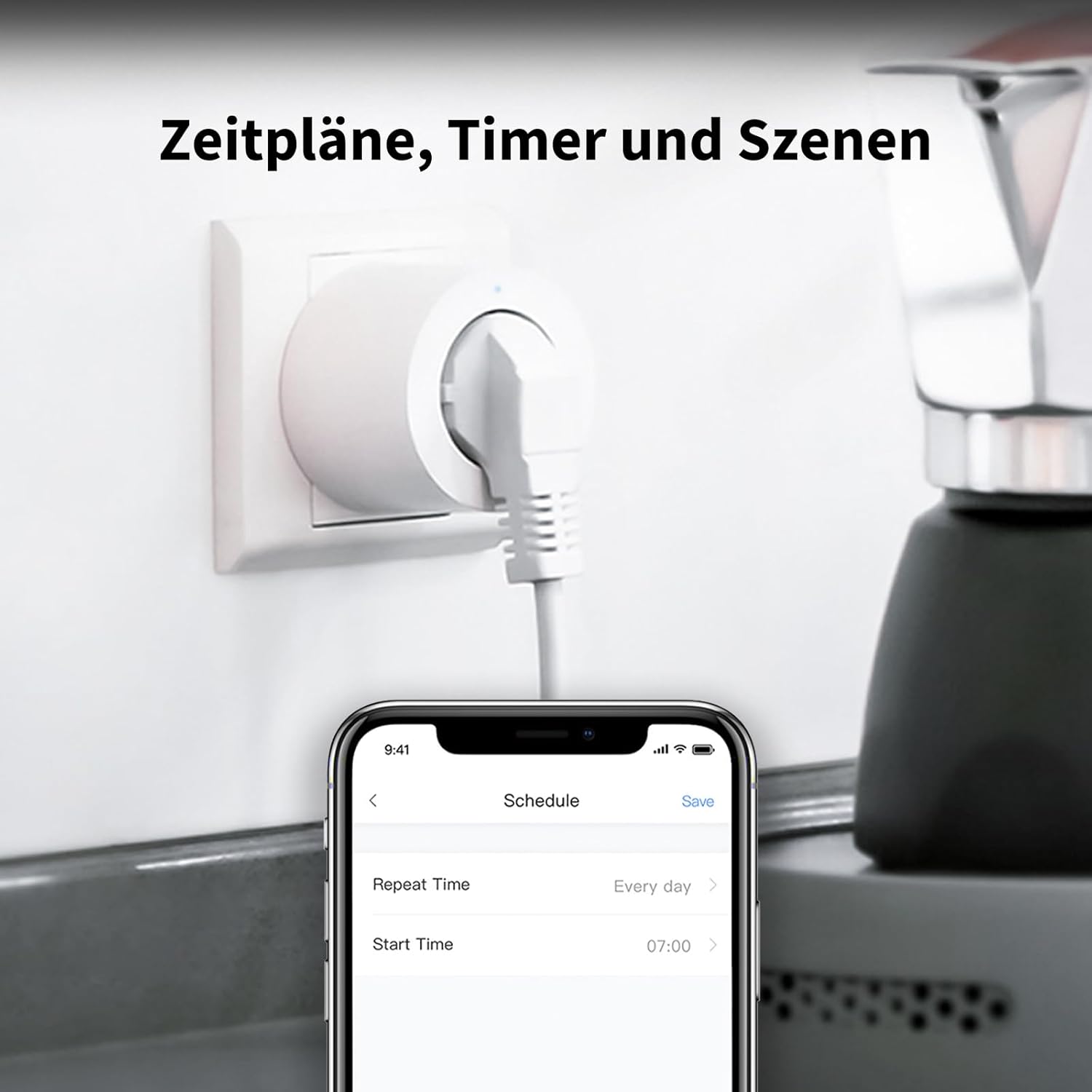 Thumbnail 1 de Aqara Zigbee Steckdose mit Strommessung (Zigbee 3.0) – benötigt Aqara Hub