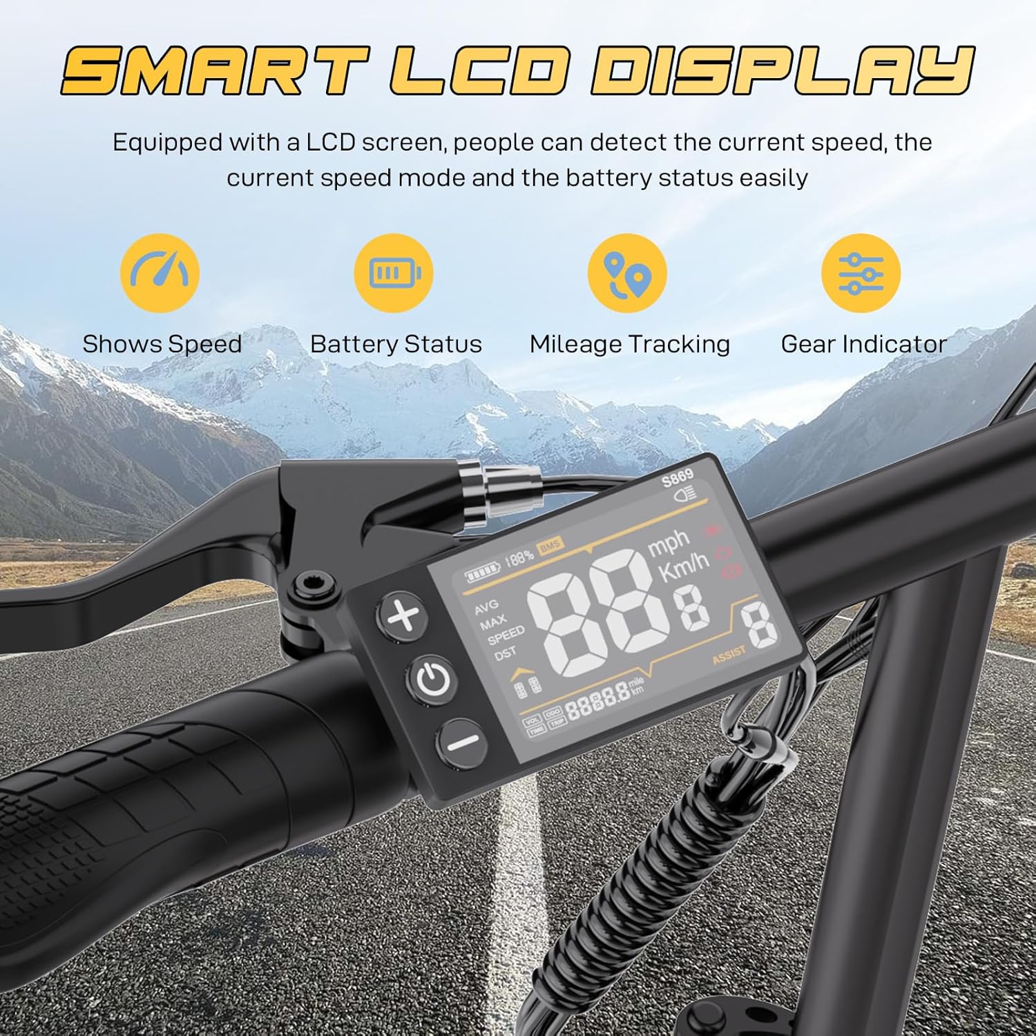 Thumbnail 4 de EVERCROSS Vélo électrique tout-terrain 250W 36V