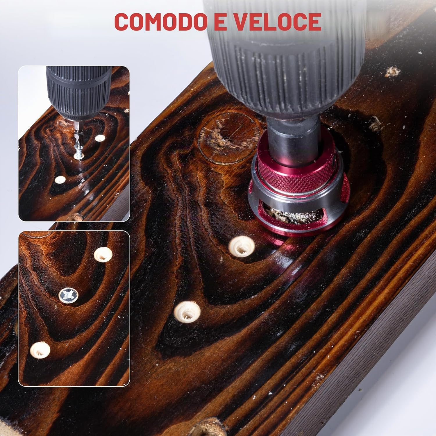 Thumbnail 3 de Punte trapano a svasatura set legno 5