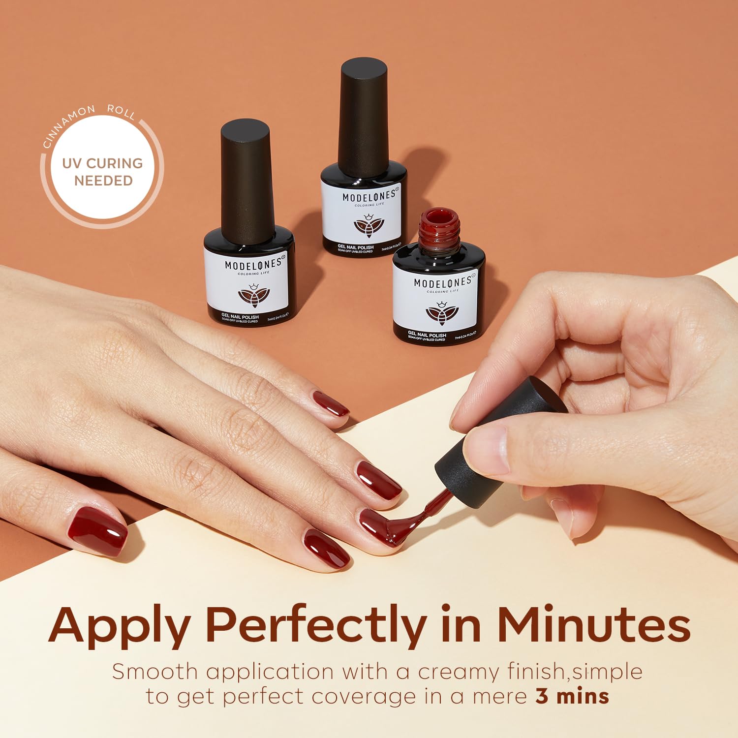 Detalle 1 de Modelones Gel Nail Polish Set, 5ml
