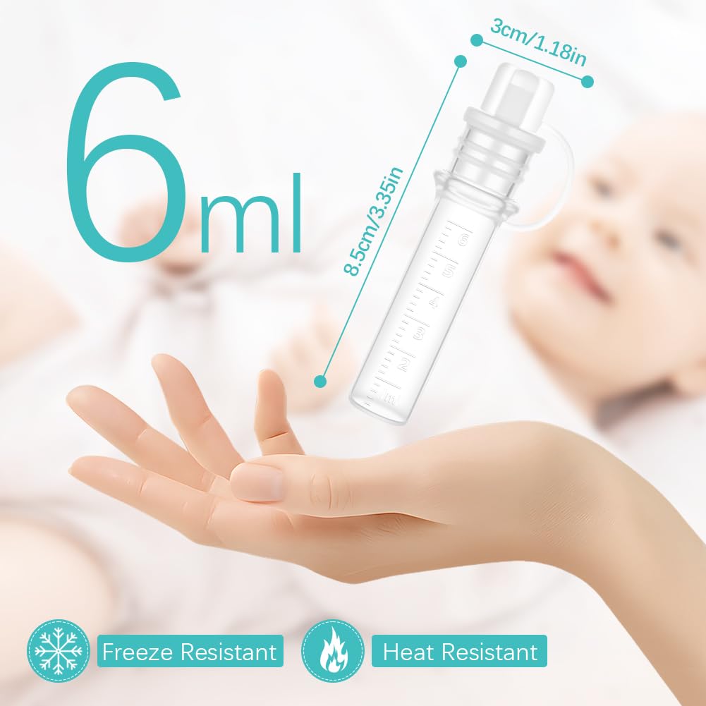 Thumbnail 1 de Aolso Colostrum Collector – Wiederverwendbarer Silikon-Sammler, 6 Stück / 6 ml, BPA-frei